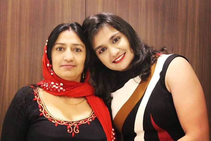 Saweety Boora with her mother, Suman Devi Boora