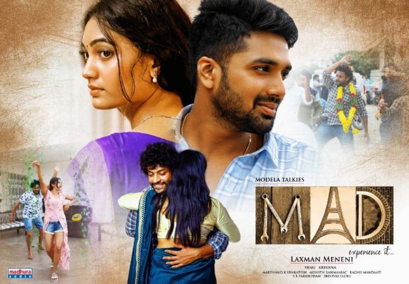 Spandana Palli on the poster of the film MAD (2021)
