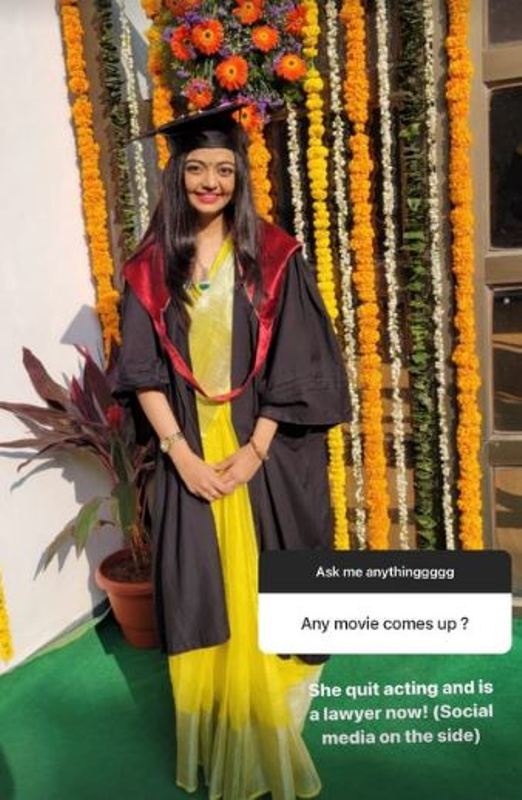 Swini Khara's Instagram story