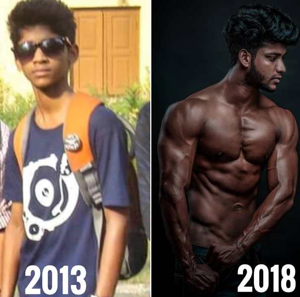 Vishnu Joshi's physical transformation