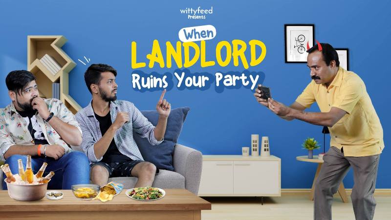 'When the Landlord ruins your party' ft. Pratish Mehta