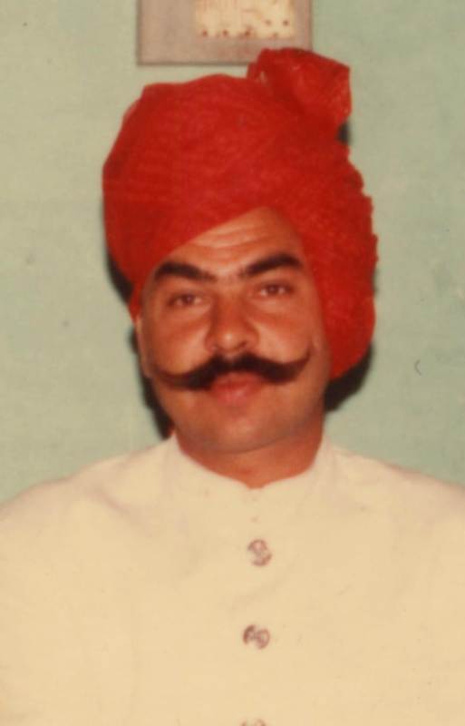 Lokendra Singh Kalvi in his early adulthood