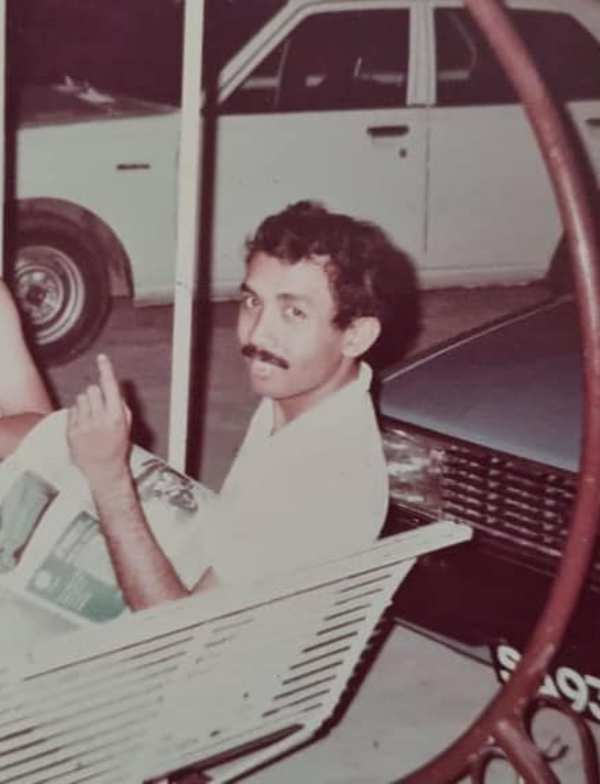 Zaharie Ahmad Shah in his youth