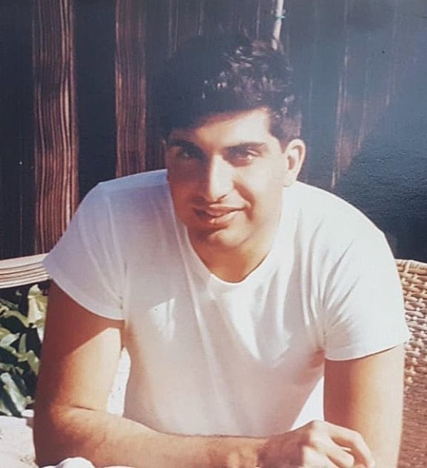A photo of Ratan Tata taken during his young days