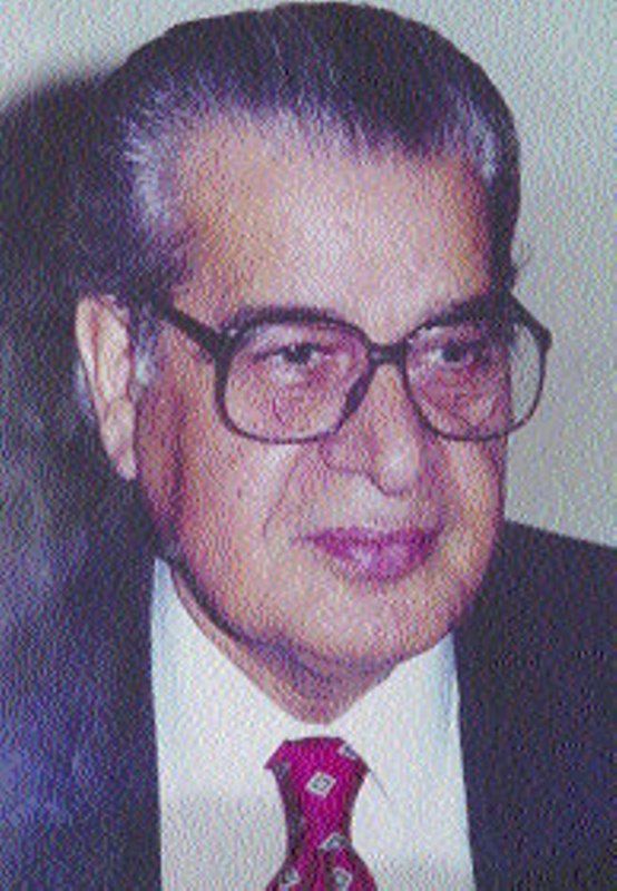 A picture of Zeba Bakhtiar's father, Yahya Bakhtiar