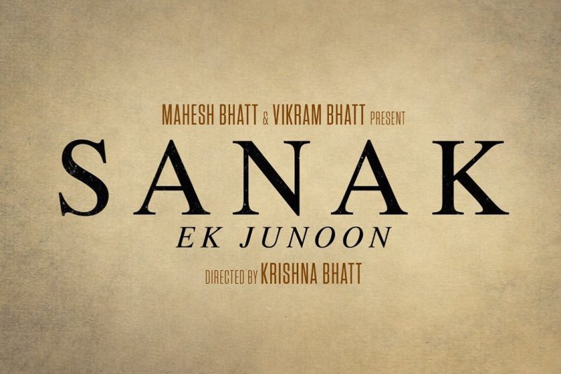 A poster of the series Sanak Ek Junoon (2021), directed by Krishna Bhatt