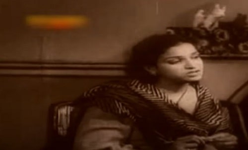 A still of Kamini Kaushal as Roopa from the Hindi film Neecha Nagar