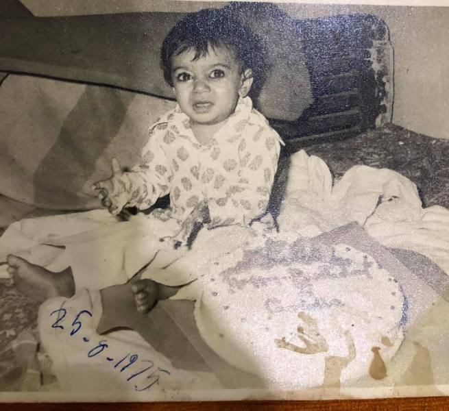 Aalim Hakim when he was 1 year old