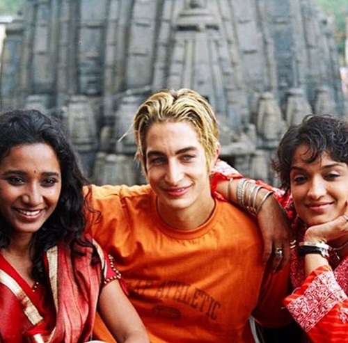 Adam Bedi with his co-actors from the Hindi film Strings