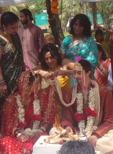 Adam Bedi's first wedding picture