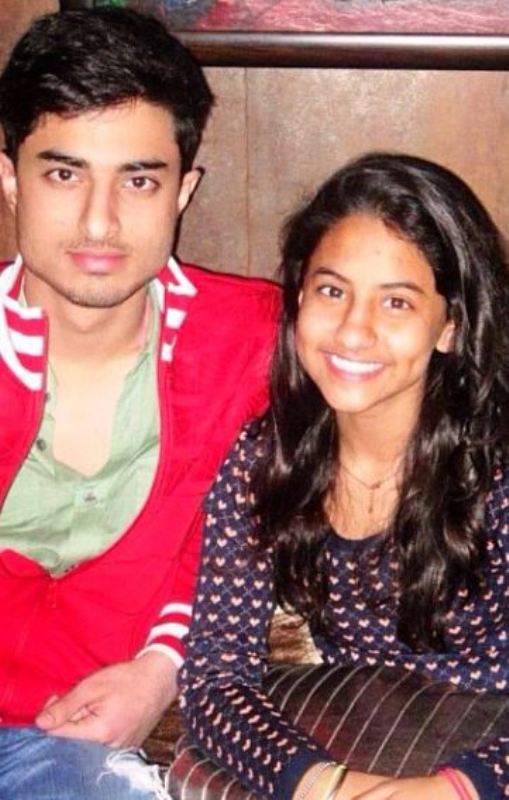 Alia Chhiba with her brother, Arjun Chhiba