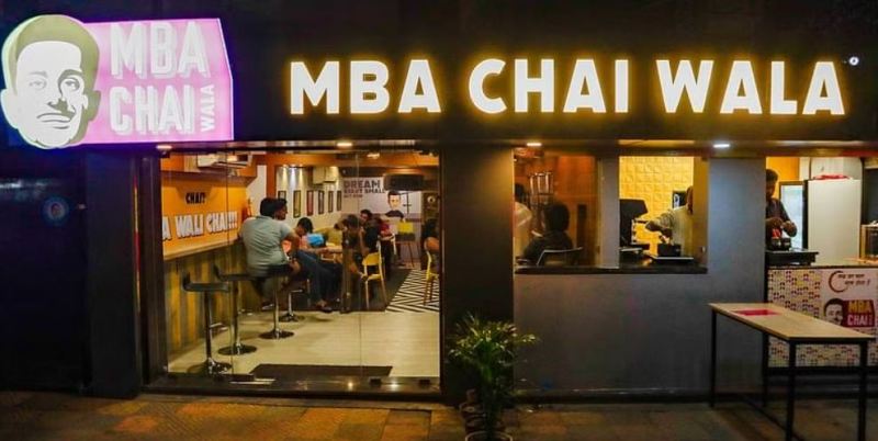 An MBA Chai Wala cafe