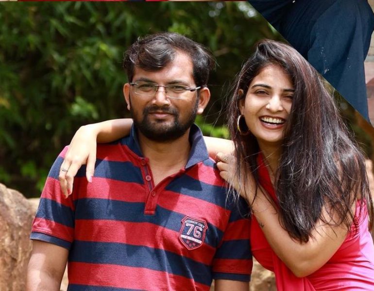 Ananya Nagalla with her elder brother