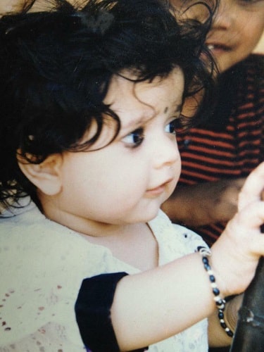 Ashika Ranganath's childhood photo