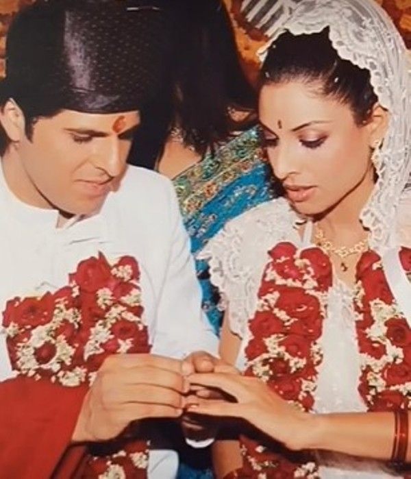 Bhakhtyar Irani and Tannaz Irani's wedding picture