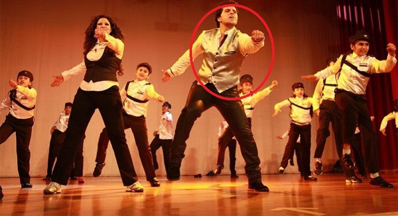 Bhakhtyar Irani performing at the TEE and BEE Dance Institute in Dubai