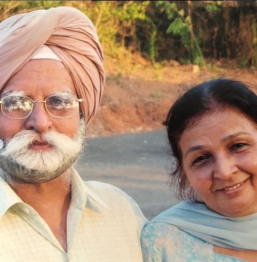 Bhumika Chawla's parents