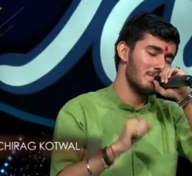 Chirag Kotwal at the audition of Indian Idol 12