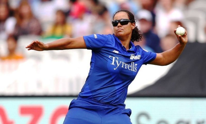Chloe Tryon of London Spirit during The Hundred match between London Spirit Women and Northern Superchargers Women at Lord's Cricket Ground on 3 August 2021 in London, England