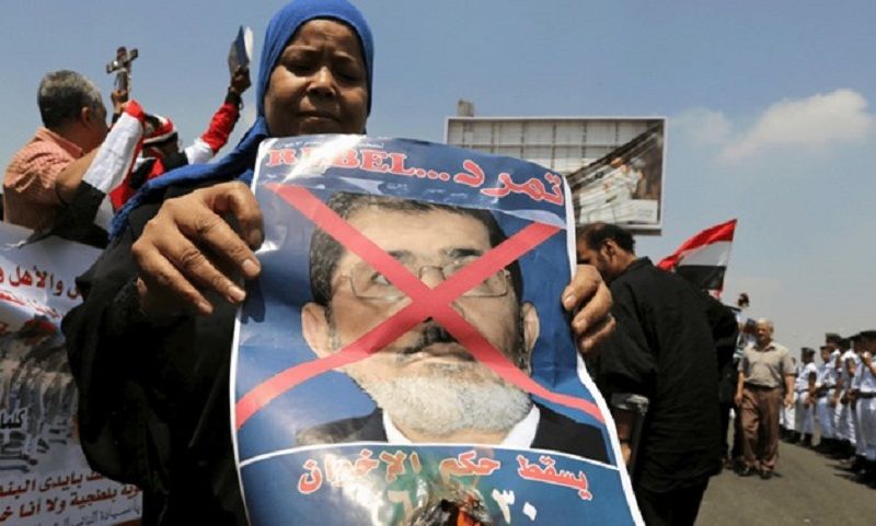 Demonstrations against Morsi in Egypt