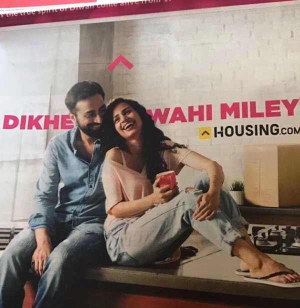 Disha in Housing.com newspaper ad