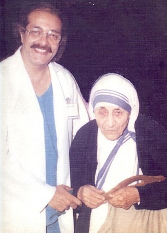 Dr. Sharad Panday with Mother Teresa