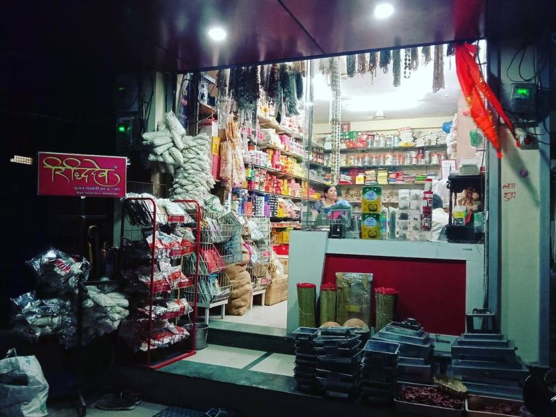 His family's store, Riddhi Dev