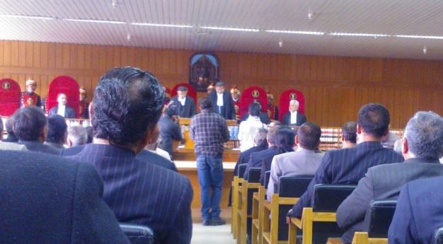 Justice Tarlok Singh Chauhan taking the oath as additional judge of Himachal Pradesh High Court