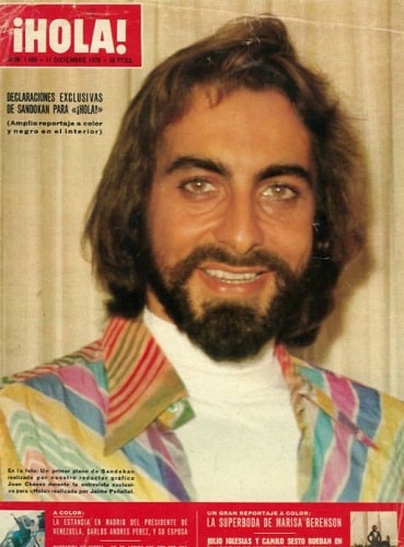 Kabir Bedi featured on a magazine cover