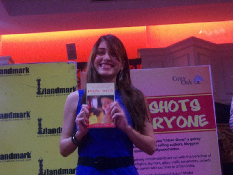 Kainaz Motivala after publishing her first short story in Urban Shots, which is an anthology of 29 urban tales
