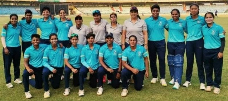 Kiran Navgire with India Women's C team