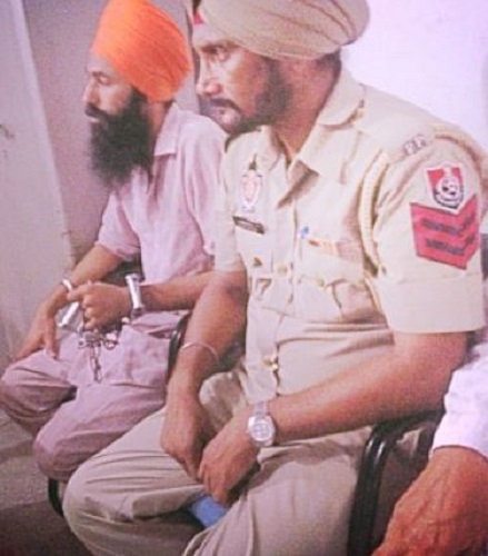Papalpreet Singh in a police custody