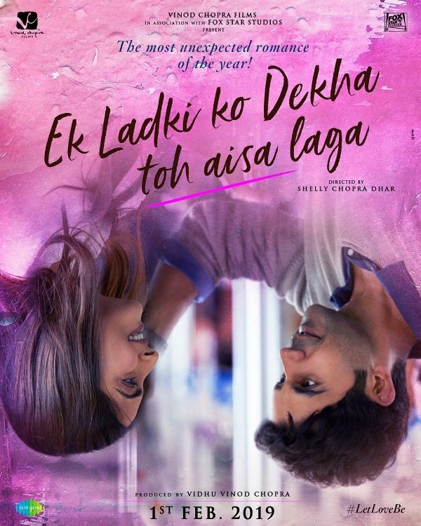 Poster of the 2019 Bollywood film 'Ek Ladki Ko Dekha Toh Aisa Laga'