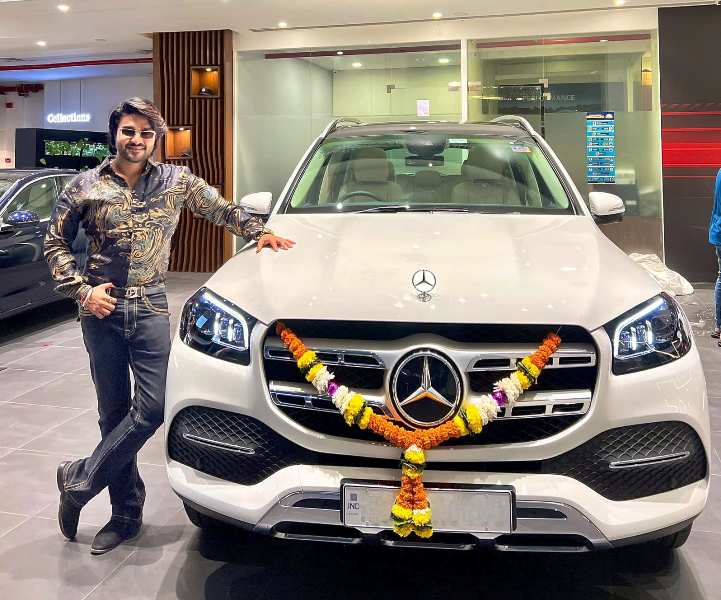 Pradeep Pandey with his Mercedes-Benz GLS