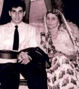 Ratan Tata with his grandmother