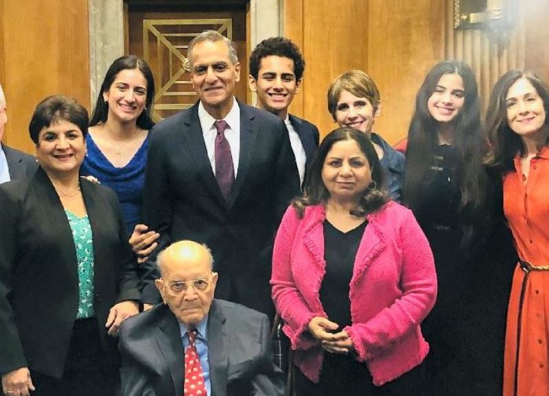 Richard R. Verma with his family