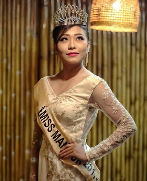 Strela Thounaojam Luwang Miss Manipur