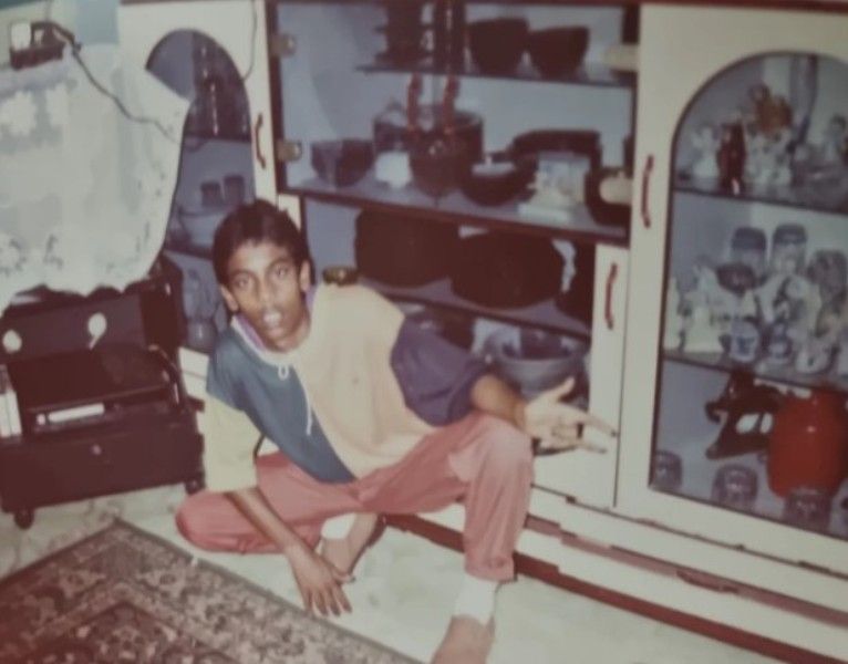 A photo of Tangaraju Suppiah when he was in his teens