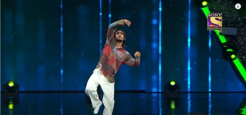 Varun Dagar as a participant in the Sony TV's Hindi-language reality show India's Best Dancer Season 2