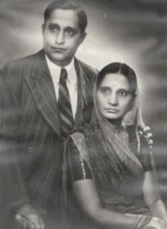 Vijay Bhatt with Rama Bhatt