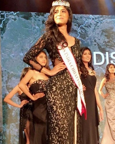 Vinali Bhatnagar in Miss India Chhatisgarh contest
