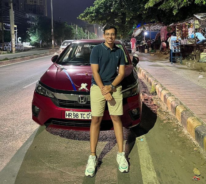 Yash Rathi's Honda City car