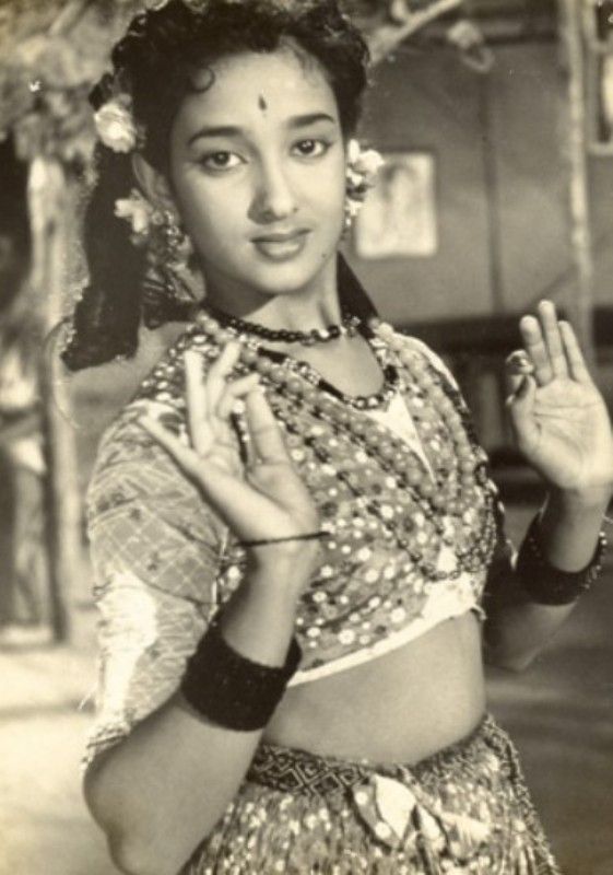 A childhood picture of Padma Subrahmanyam