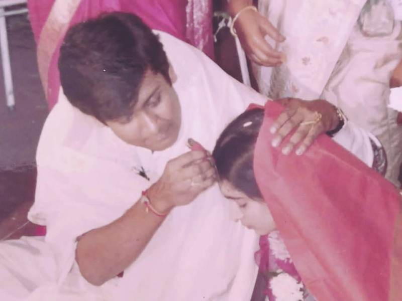 A marriage picture of Kaushik Ganguly