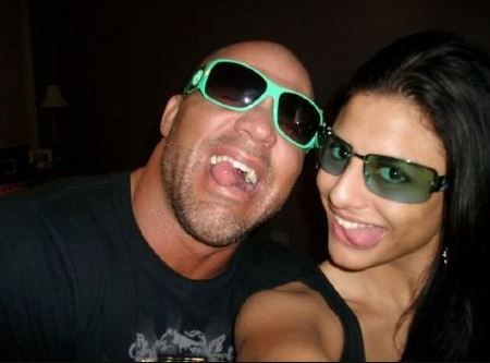 A photo of Giovanna Yannotti Angle with Kurt Angle when they started dating