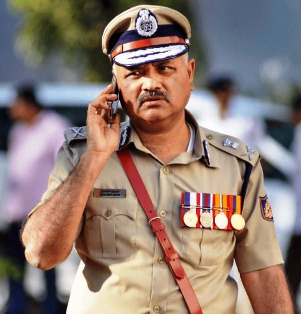 A photo of Praveen Sood in his decorated police uniform
