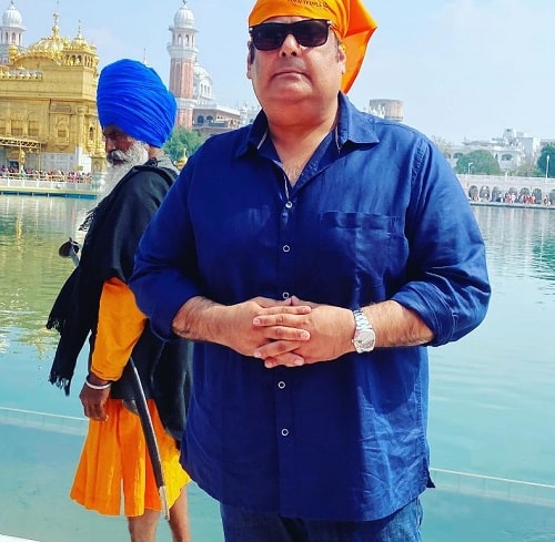 A photo of Rahul Mittra at the Golden Temple