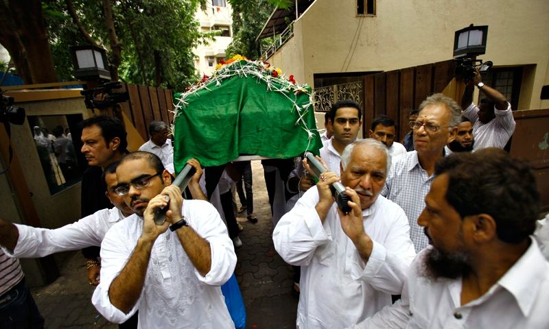 A picture from Jiah Khan's funeral