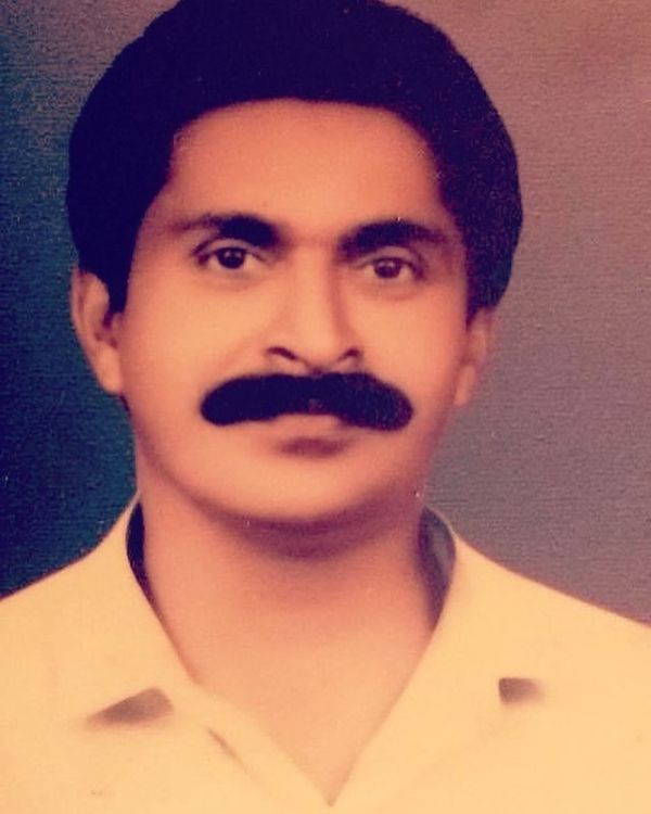 A picture of Geethi Sangeetha's father