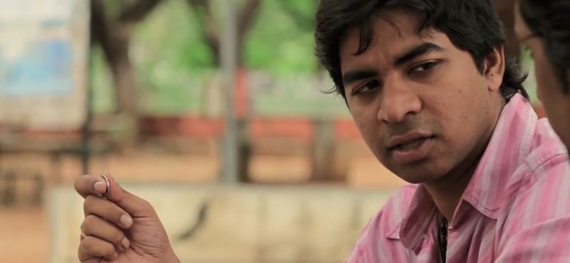 Abhinav Gomatam as 'Chandu' in the short film 'Machan Enaku Iniki Kalyanam' (2014)